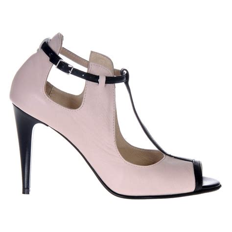 Pantofi Dama Din Piele Naturala Nude Negru Cod S