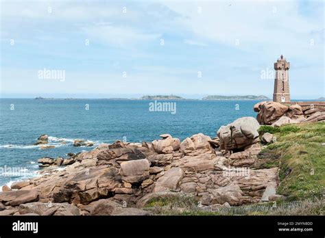 Pink Granite Lighthouse Phare De Mean Ruz GR 34 Sentier Des