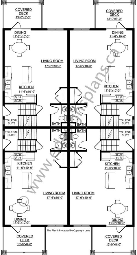 Plex Plan By Edesignsplans Ca Building House Plans Designs