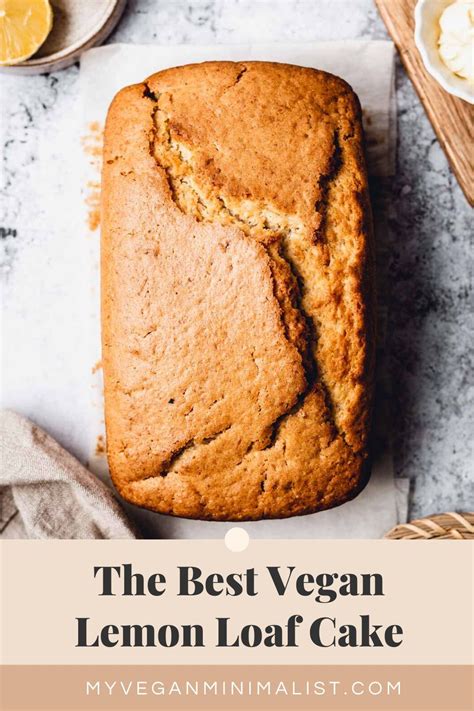 Vegan Lemon Loaf Cake Recipe | Moist and Easy