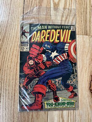 Daredevil Comic Book 43 August 1968 In Combat With Captain America EBay