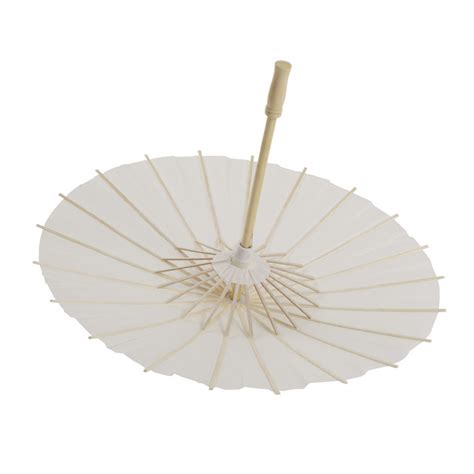 Wholesale Paper Wedding Umbrella White Parasols Custom Handmade Plain ...