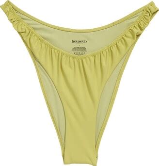 House Of CB Ruched Bikini Bottoms ShopStyle Two Piece Swimsuits