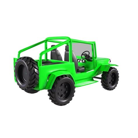 Premium Photo A Green Jeep With A Face That Says Jeep On It