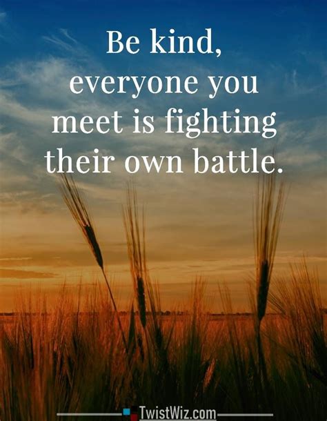 Everyone You Meet Is Fighting Their Own Battle Battle Quotes