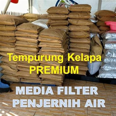 Jual Karbon Aktif Arang Tempurung Kelapa Media Filter Penjernih Air