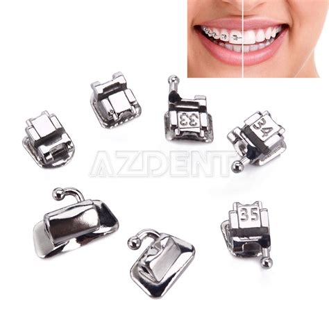 AZDENT Dental Orthodontic Self Ligating Brackets Braces Roth MBT 022