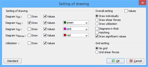 Drawing Settings Concrete Online Help Fin Ec