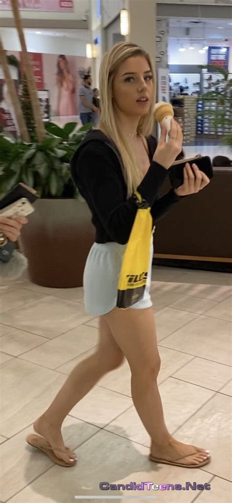Hot Blonde Girl In Shorts Creepshot Candid Teens