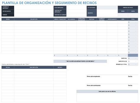 Descargue Las Plantillas Gratuitas De Recibo De Excel Smartsheet