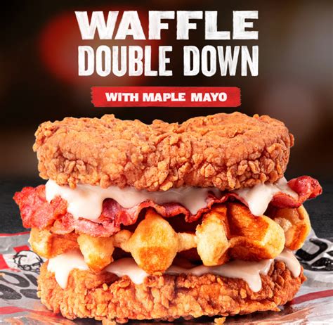 NEWS: KFC Waffle Double Down - frugal feeds nz