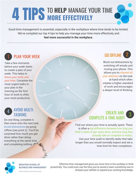 4 Tips To Help Manage Your Time More Effectively News And Updates