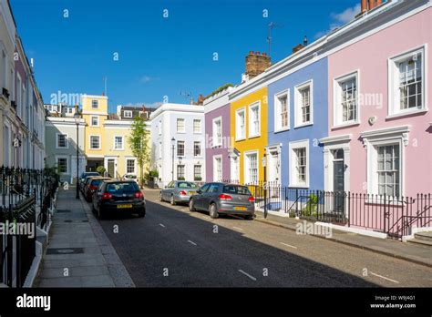 Row Of Colourful Painted Houses Hi Res Stock Photography And Images Alamy