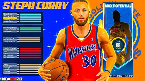 How To Make Steph Curry Exact Build On Nba 2k23 Old And New Gen Youtube