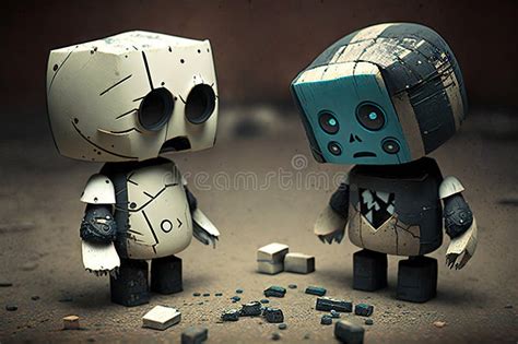 Broken Robot Dolls In Sad Robot Concept Stock Photo Image Of Sadness