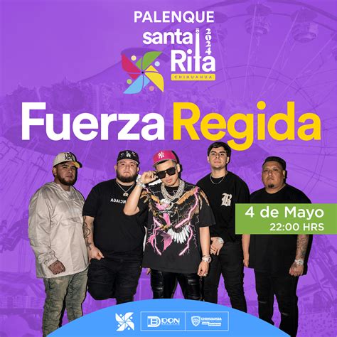 Boletos Fuerza Regida Palenque Santa Rita 2024 Feria De Santa Rita 2024