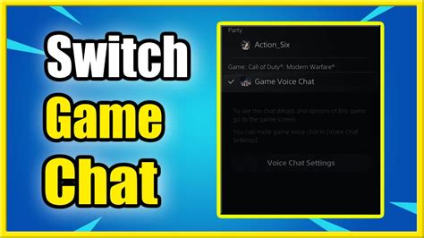 2 Ways To Switch To Game Chat From Party Chat On Ps5 Fast Method Youtube