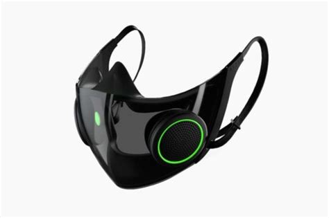 Modern Face Mask Contains Microphone And Built In Amplifier