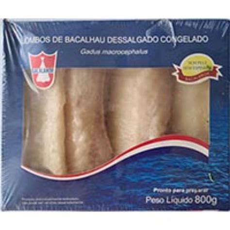 Lombo De Bacalhau Dessalgado Bacalanor 800g Clube Extra