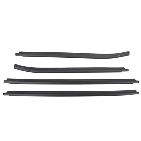 4Pcs Weatherstrip Rubber Glass Seal 68161 0K010 Toyota