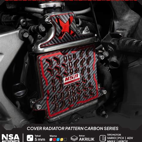 Jual ART J33K Cover Radiator NSA NMAX AEROX LEXY VARIO PCX TWO TONE