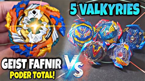 GEIST FAFNIR VS TODOS OS VALKYRIES Batalha De Beyblade Burst