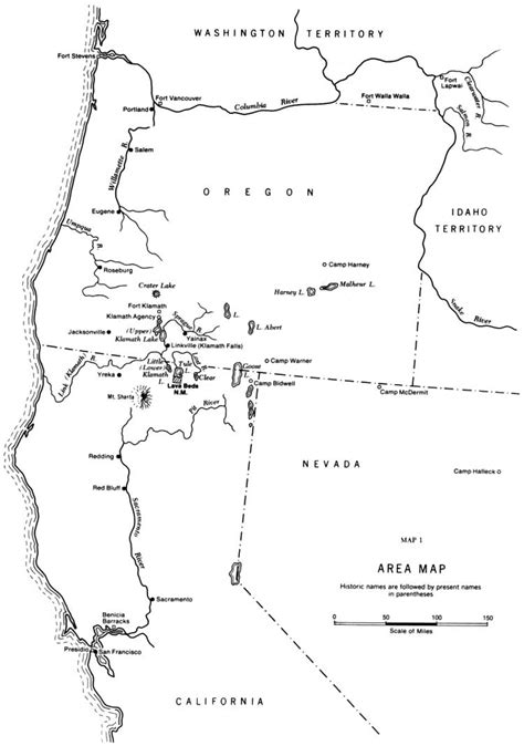 Lava Beds NM: Modoc War (Map 1)