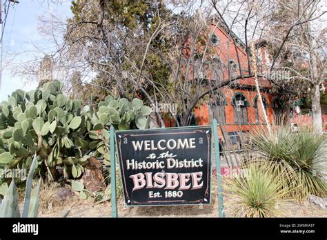 Historic District Bisbee Arizona Stock Photo Alamy