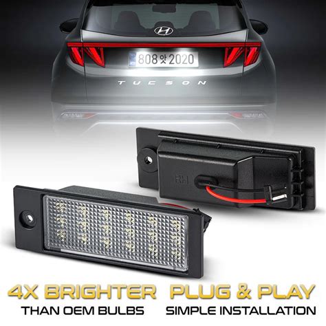 Luz Led Para Matr Cula De Coche Accesorio Para Hyundai Tucson Lm Ix