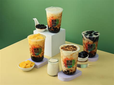 Milk Teas Square Bubbles