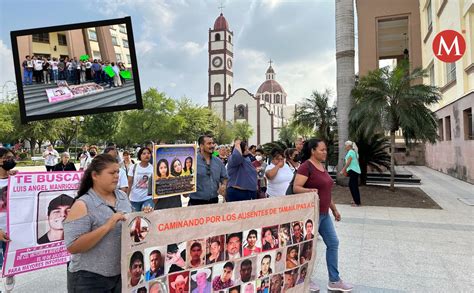 Con Marcha Piden Apoyo Para Búsqueda De Desaparecidos En Tamaulipas