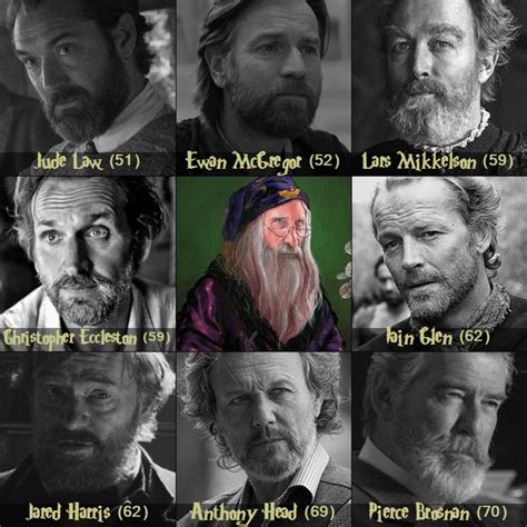 Fancast Friday Albus Dumbledore Rharrypotteronhbo