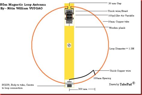 Hobby Electronics Circuits: 80M magnetic Loop antenna