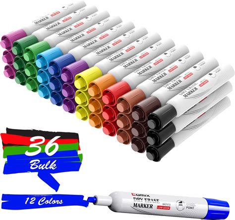 Amazon Artellius 40 Pack Of Dry Erase Markers 12 ASSORTED COLORS