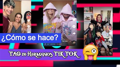 Cómo Hacer Quien Es Más Para Hermanos En Tik Tok😹 Tag De Hermanos En