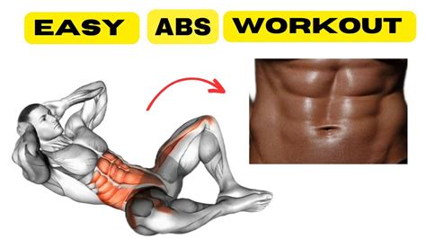 Easy Home Exercises For Abs In Short Time Without Gym Equipment