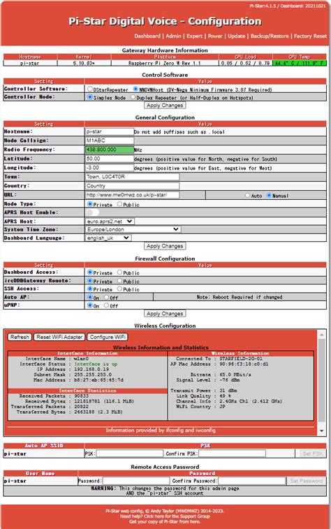 Pi Star Hotspot の作り方 STARFIELD AMATEUR RADIO CLUB