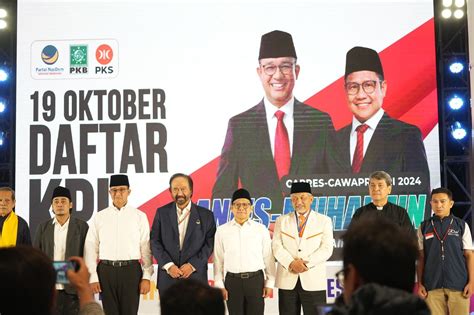 Pendaftaran Anies Muhaimin Bukti Koalisi Perubahan Solid