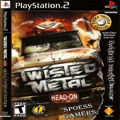 Twisted Metal Ps2 Head On Extra Twisted Edition Patch MercadoLivre