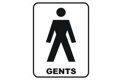 Gents Toilet Sign Board Template Postermywall Off