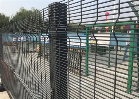 Hot Dip Galvanized Powder Coated Anti Cut Fencing Building Site Clearvu