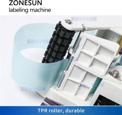 ZONESUN Máquina de etiquetado manual portátil Aplicador de etiquetas