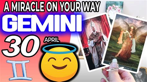 Gemini ♊ 😲 𝐀 𝐌𝐈𝐑𝐀𝐂𝐋𝐄 𝐎𝐍 𝐘𝐎𝐔𝐑 𝐖𝐀𝐘 🙏🙌 Horoscope For Today April 30 2023 ♊