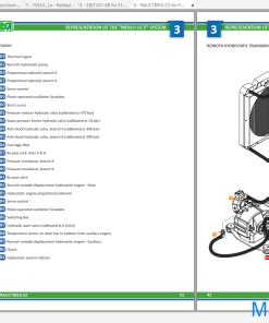 MERLO TELEHANDLER P120 10HM Service Manual Hydraulic Electrical