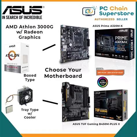 AMD Athlon 3000G Processor Unlocked with Radeon Vega 3 Graphics Bundle ...
