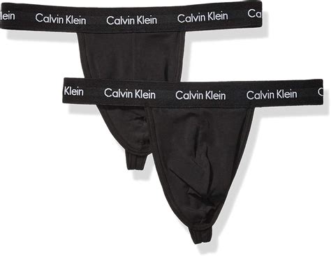 Calvin Klein Men S Underwear Cotton Stretch 2 Pack Thongs At Amazon Men