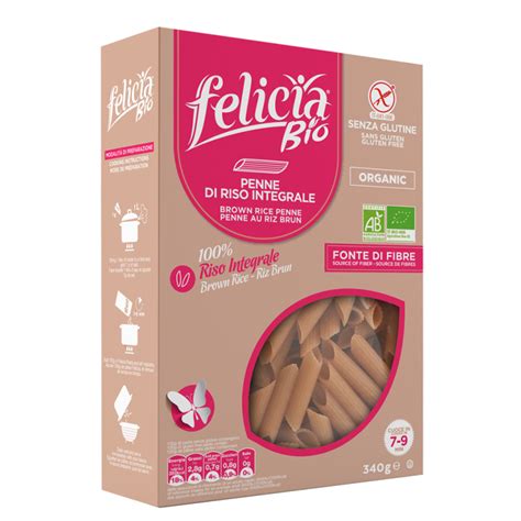 Felicia Bio Pasta Con Riso Integrale Penne Senza Glutine G