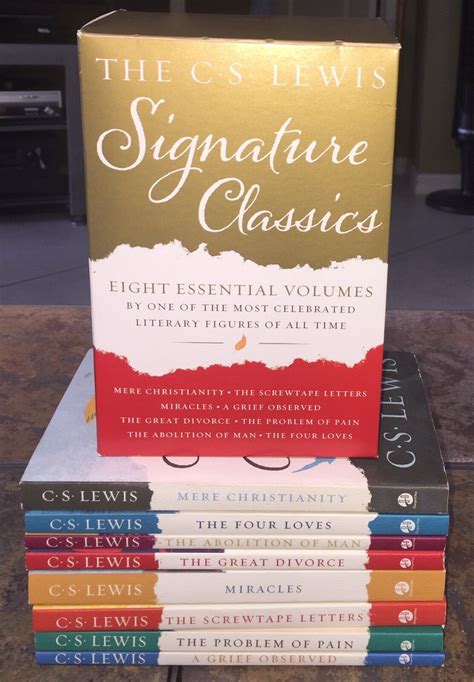 Cs Lewis Signature Classics Box Set Eight Essential Volumes Christian