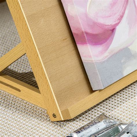 Vinsetto Beechwood Adjustable Table Top Easel Wilko