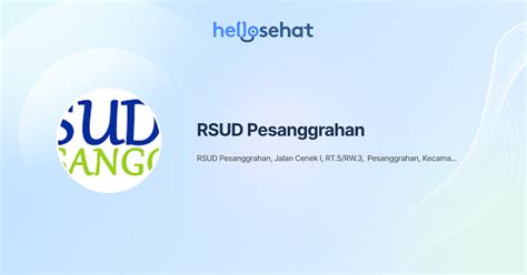 Rsud Pesanggrahan